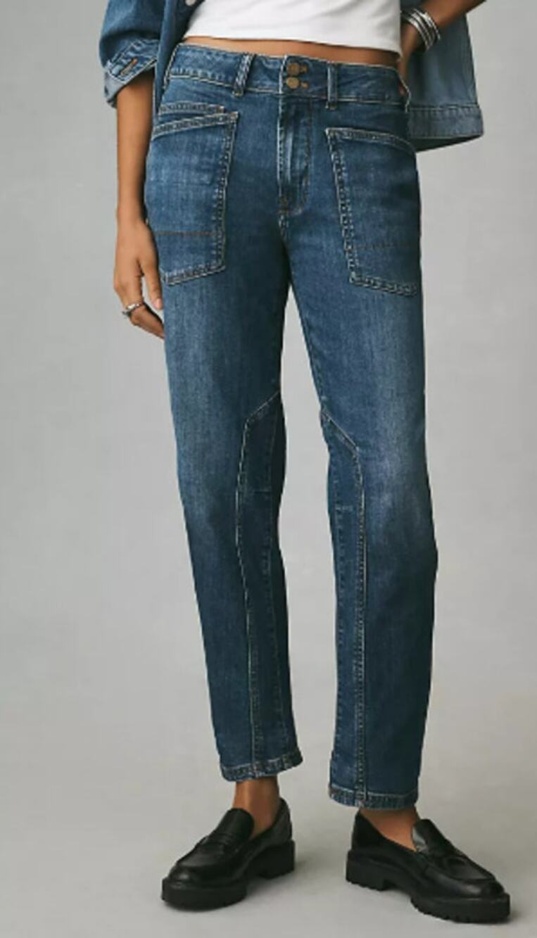 Anthropologie Pilcro Wanderer High Rise Jeans Petite 25